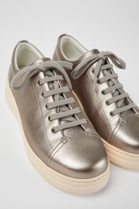 Camper Runner Up Sneakers Dam Metal Beige Metal | PCKZ48965