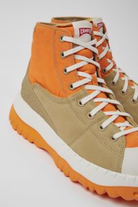 Camper Teix Ankelboots Herr Orange Beige | BNOD93756