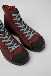 Camper Teix Sneakers Herr Vinröda | EXHA85609