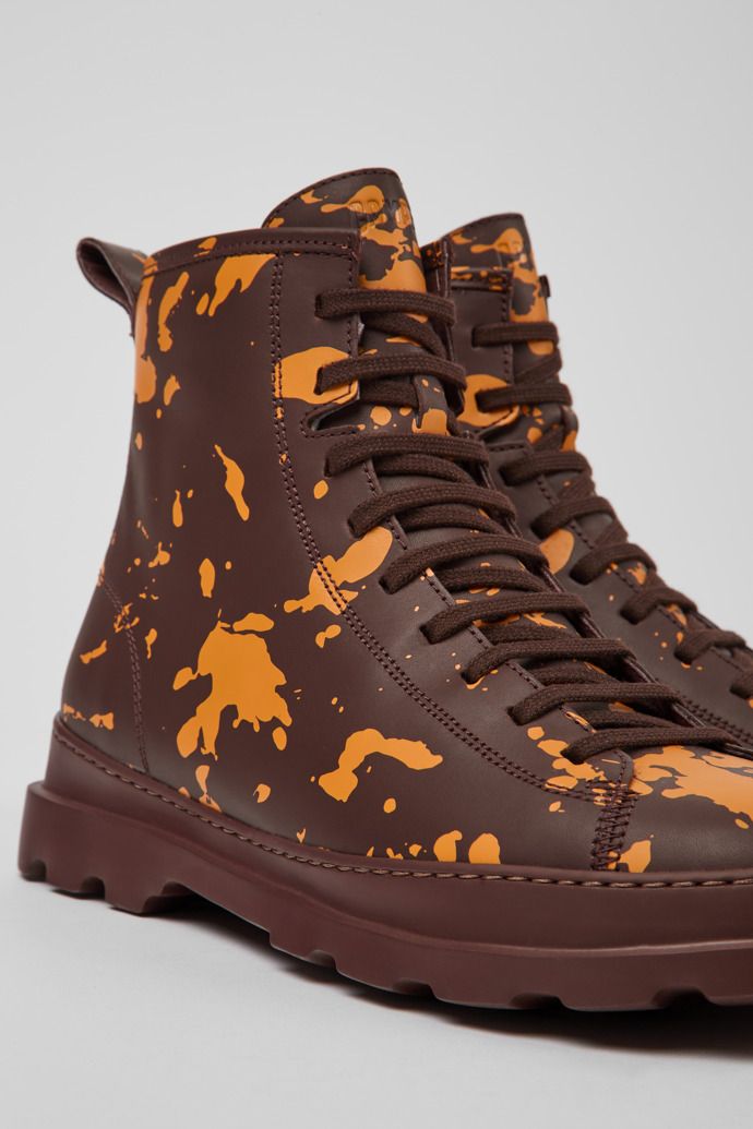 Camper Brutus Ankelboots Herr Orange | GEPM34258