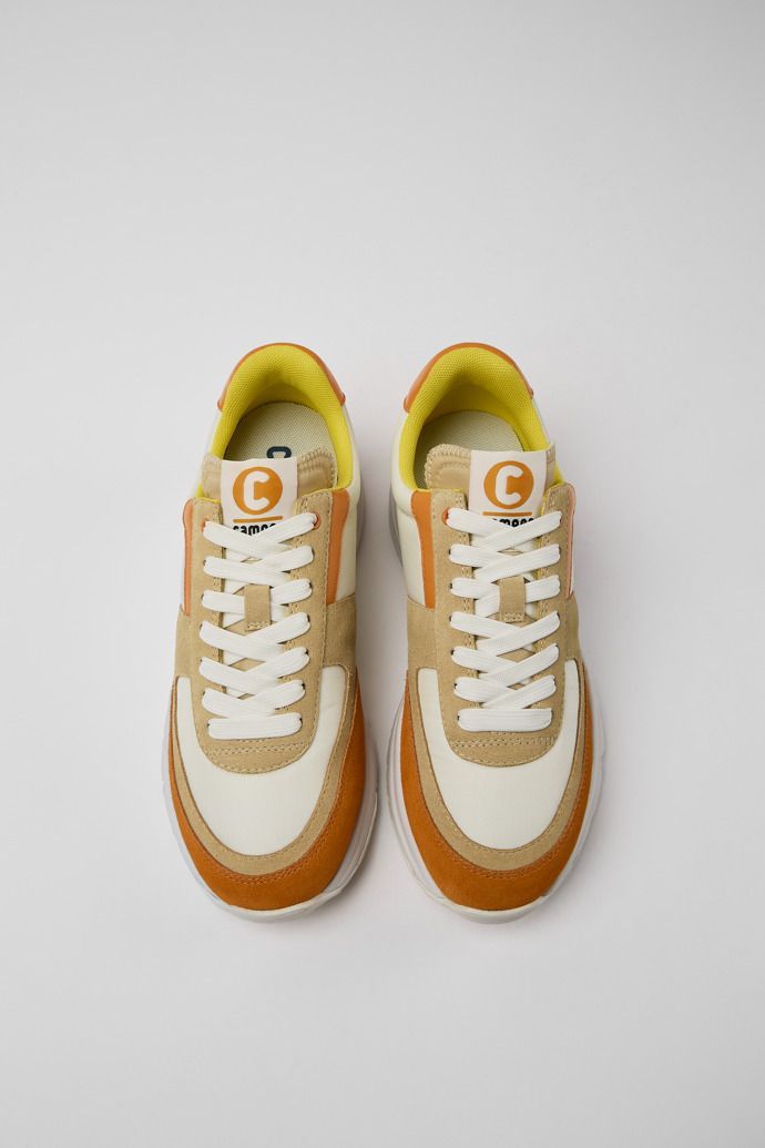 Camper Drift Sneakers Dam Beige Orange | HJFA18306