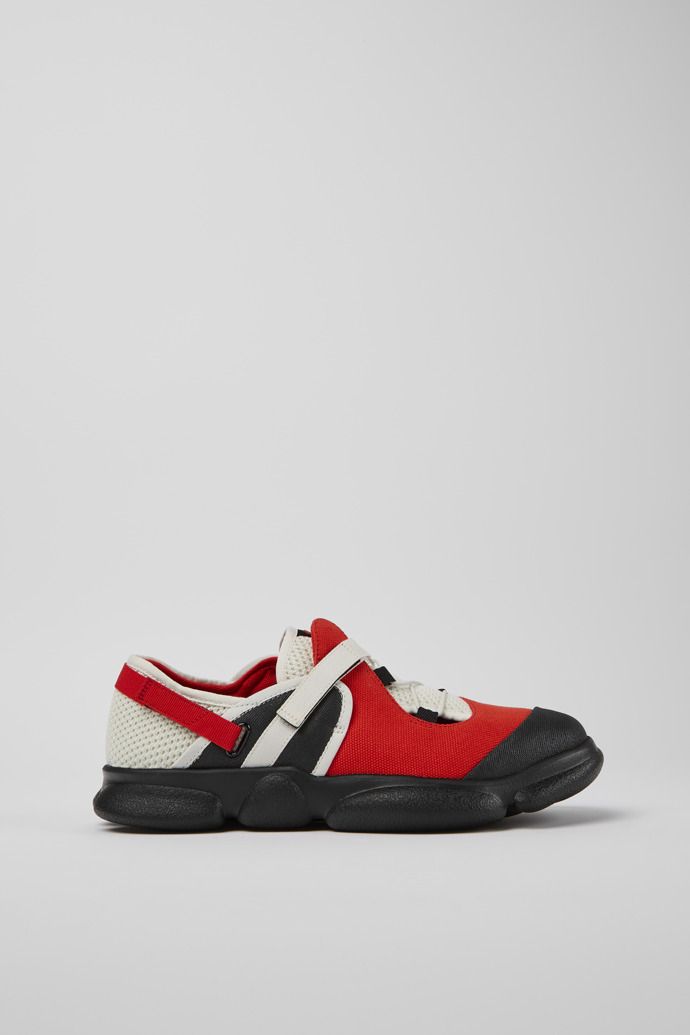 Camper Karst Sneakers Herr Vita Svarta Röda | REYV08549