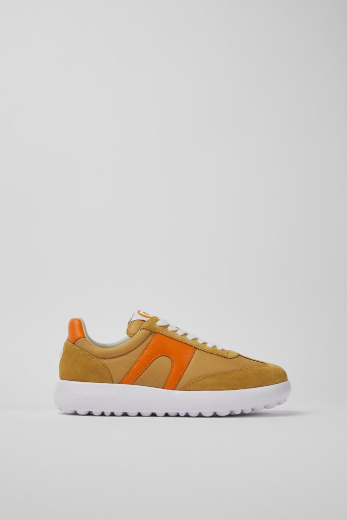 Camper Pelotas XLite Sneakers Dam Beige Orange | OLRP07563