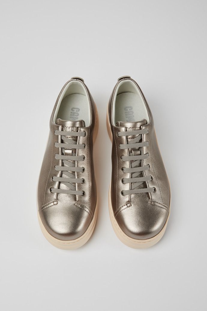 Camper Runner Up Sneakers Dam Metal Beige Metal | PCKZ48965