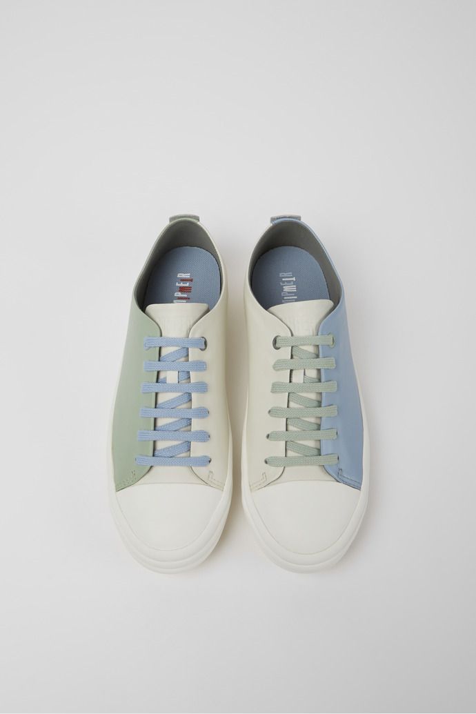 Camper Twins Sneakers Dam Vita Blå Gröna | COVH15306