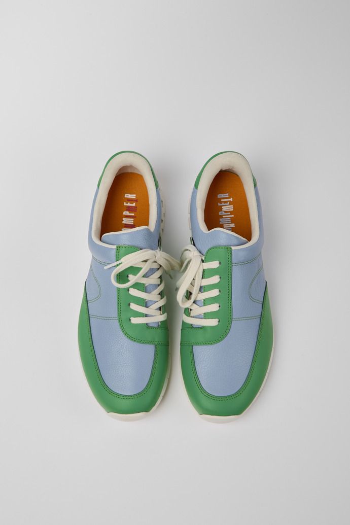 Camper Twins Sneakers Herr Blå Gröna | YIPW23418