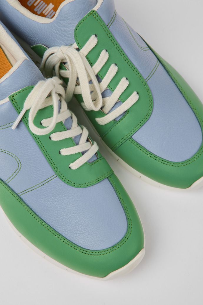 Camper Twins Sneakers Herr Blå Gröna | YIPW23418