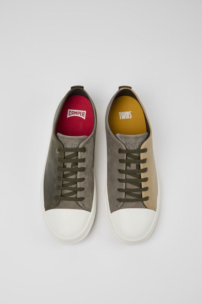 Camper Twins Sneakers Herr Bruna Grå Gröna | RLTM81479