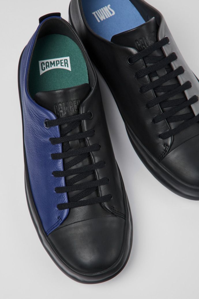 Camper Twins Sneakers Herr Svarta Blå Grå | FKGH05436